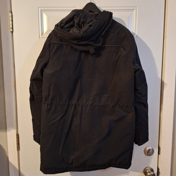 Alpine North men's black synthetic fill heavy winter parka size S small like new - Picture 2 of 2